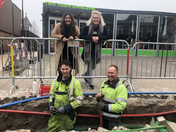 Leuke actie in centrum Wolvega